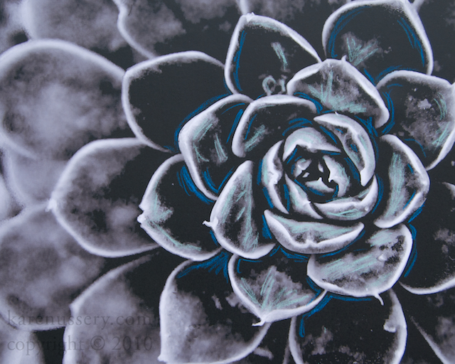 Karen Ussery at Capers West Seattle Art Walk