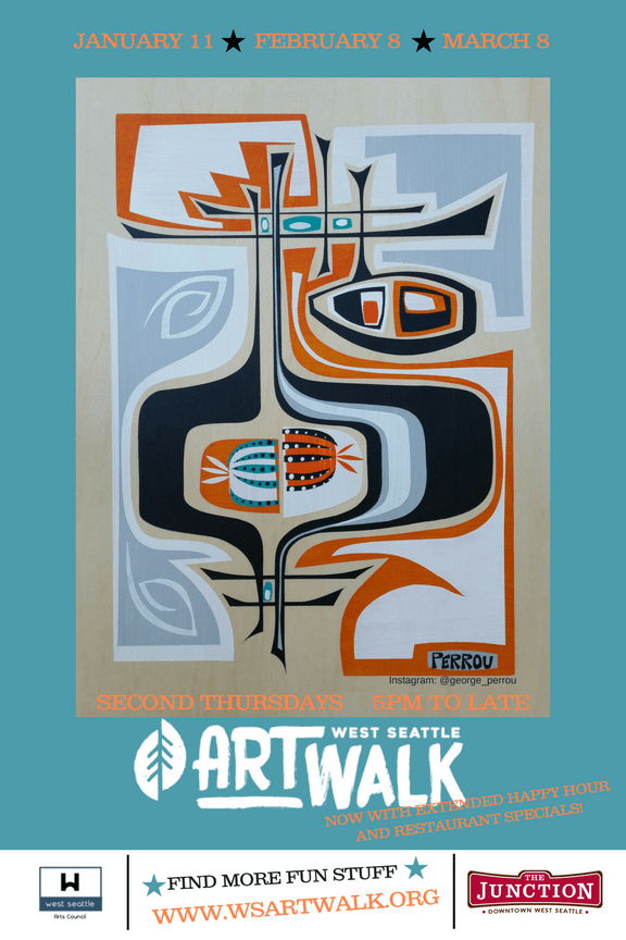 Art Walk Walking Map Q1 2018