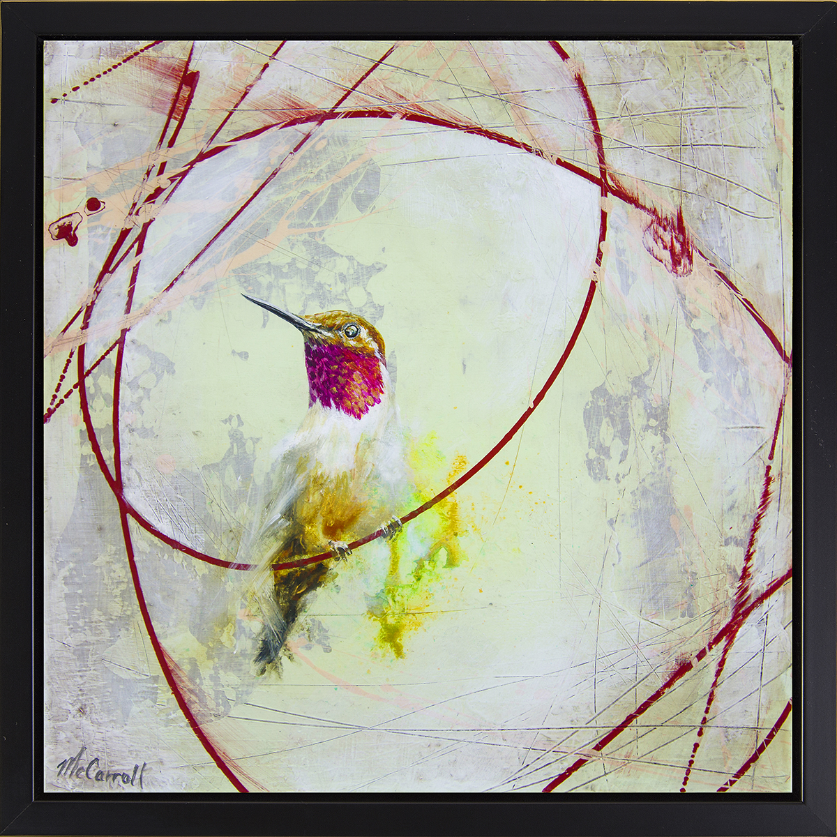 beautifulmessenger12x12framed